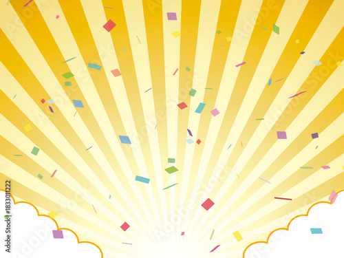 紙吹雪, ベクター, アロー, デザイン, シンボル, 模様, アイコン, サイン