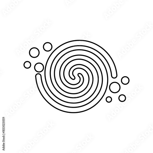 Water icon vector. Rain illustration sign. Watering symbol. Moisture Logo. 