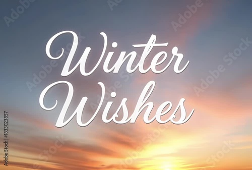 Winter Wishes Wonderland – Scenic, Serene, Seasonal, Ambient, Majestic Visuals for Winter Greetings