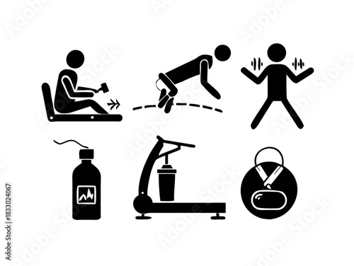 A black and white image of a dog looking out a window