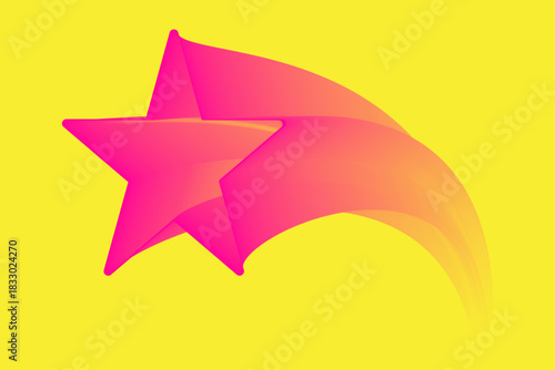 Neon Shooting Star