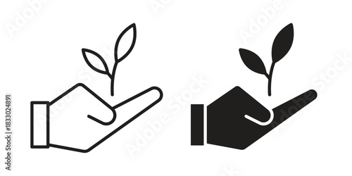 Environment icon silhouette abstract design. vector clipart designs