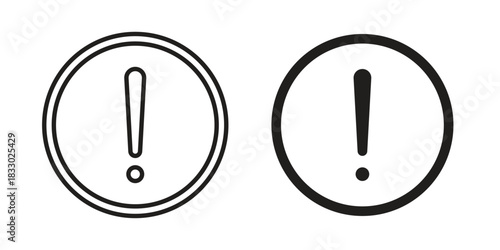 Exclamation icon silhouette abstract design. vector clipart designs