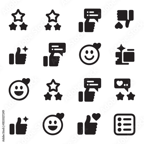 Customer satisfaction set vector