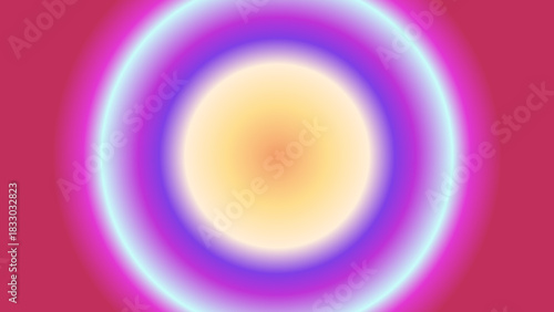 A mesmerizing gradient background featuring concentric circles of vibrant colors, creating a visually stunning and captivating effect with smooth transitions and a sense of depth