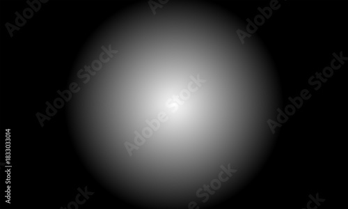 Light effect with black background vector