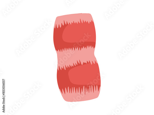 Human Rectus Abdominis or Parallel Muscle
