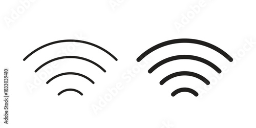 Signal icon silhouette abstract design. vector clipart designs