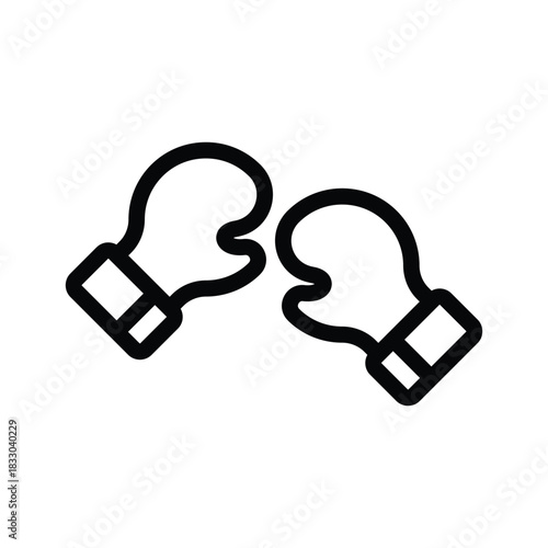 Boxing gloves icon