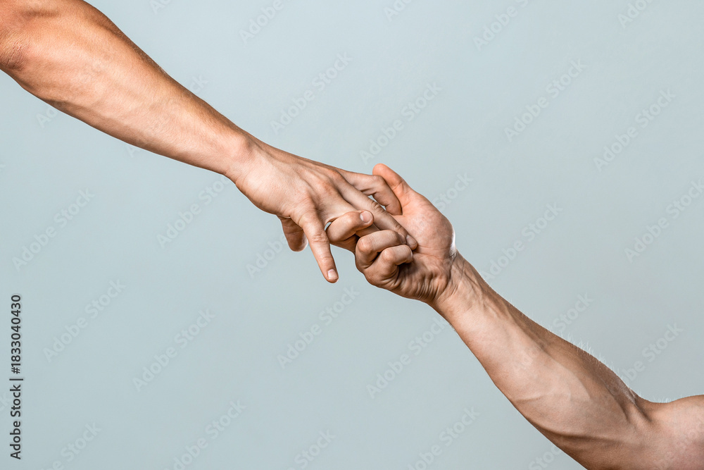 Fototapeta Closeup help hand