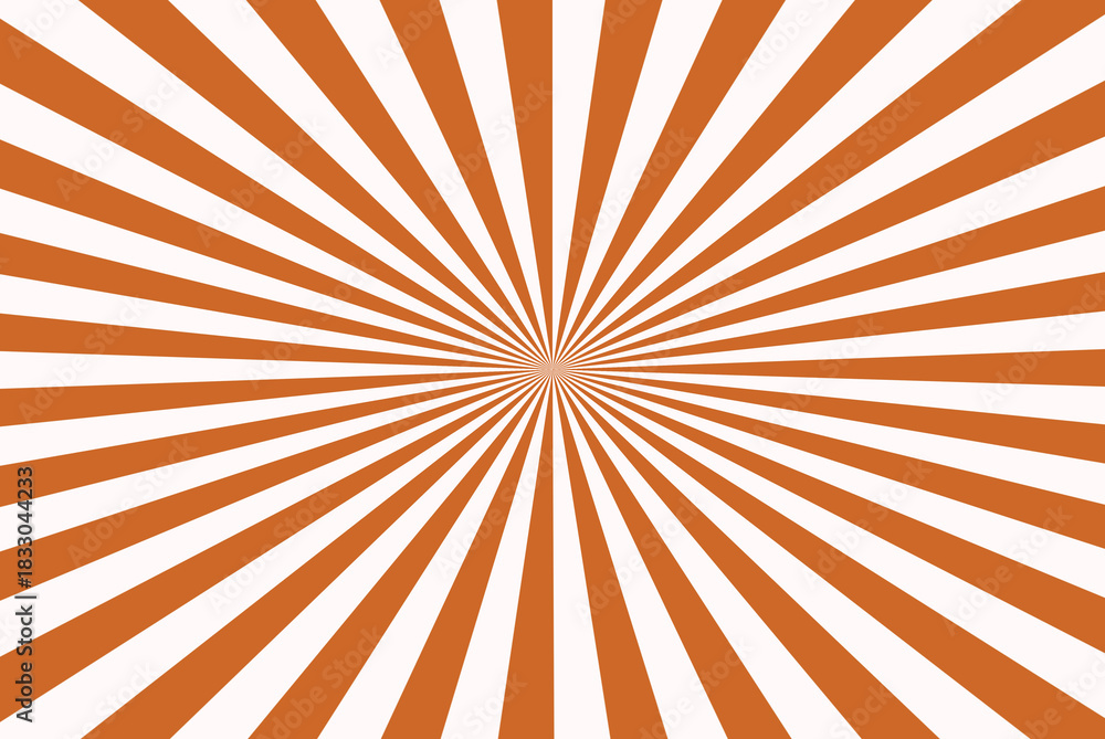 Obraz premium Snow color and DarkOrange color Sunburst for the background. Flag of japanese