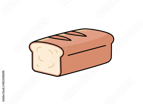 Nigiri sushi features a shrimp slice atop rice, a classic Japanese dish made with fresh prawns, and is depicted as a flat vector illustration on a white background