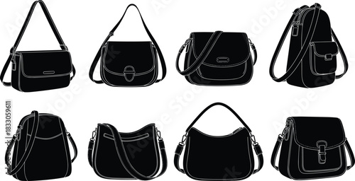 handbag, purse, fashion, style, silhouette, accessory, trendy, modern, shoulder, backpack, bucket, flap, strap, design, collection