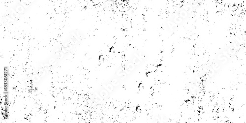 White, black dust overlay distress grungy grain, noise effect paint wall. small particles of debris and dust. crack and scratch dust paint concrete wall. subtle halftone grunge urban texture vector.