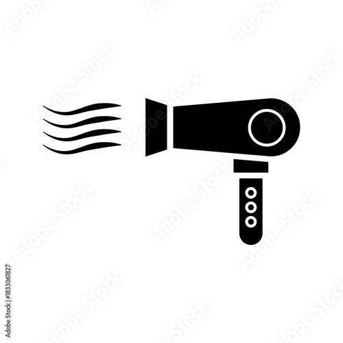  hair dryer icon vector illustration