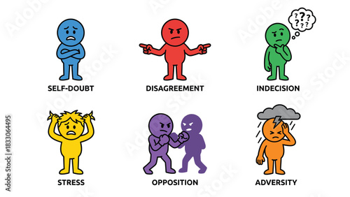 Emotional Characters: Depicting Self-Doubt, Disagreement, and More