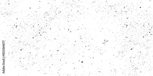 White, black dust overlay distress grungy grain, noise effect paint wall. small particles of debris and dust. crack and scratch dust paint concrete wall. subtle halftone grunge urban texture vector.