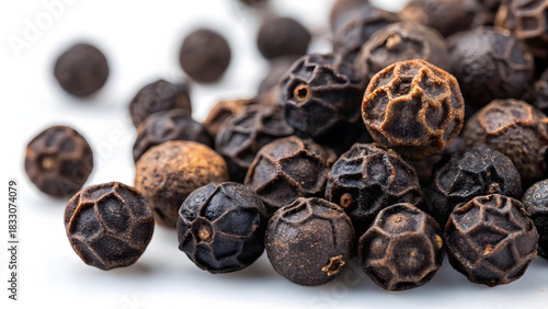 Black Peppercorns for Spiced Tea – Isolated PNG Transparent