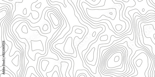 Topographic map background with geographic grid for hiking and mountain sport. luxury topographic wavy pattern and geographic grid map design. paper texture Imitation of a geographical map shades.