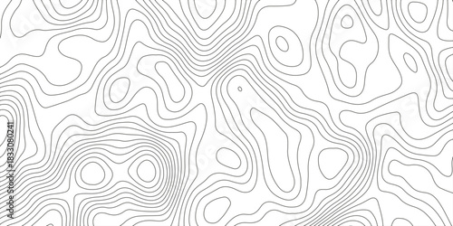 Topographic map background with geographic grid for hiking and mountain sport. luxury topographic wavy pattern and geographic grid map design. paper texture Imitation of a geographical map shades.