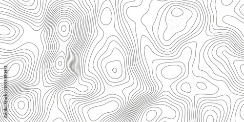 Topographic map background with geographic grid for hiking and mountain sport. luxury topographic wavy pattern and geographic grid map design. paper texture Imitation of a geographical map shades.