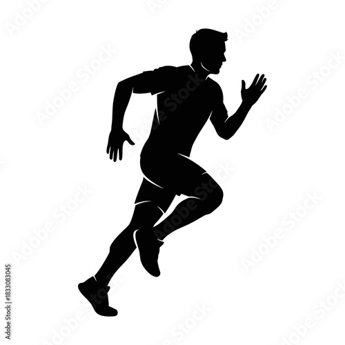 silhouette of a man jumping