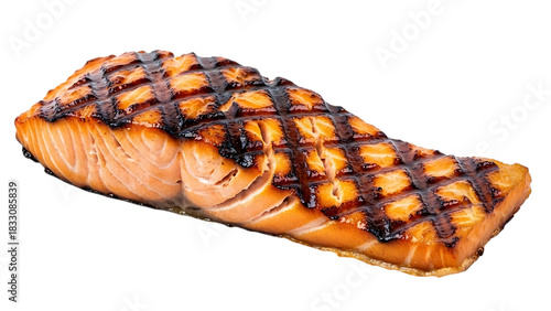 Grilled salmon fillet prepared for a healthy gourmet meal to promote nutritious dining and culinary excellence