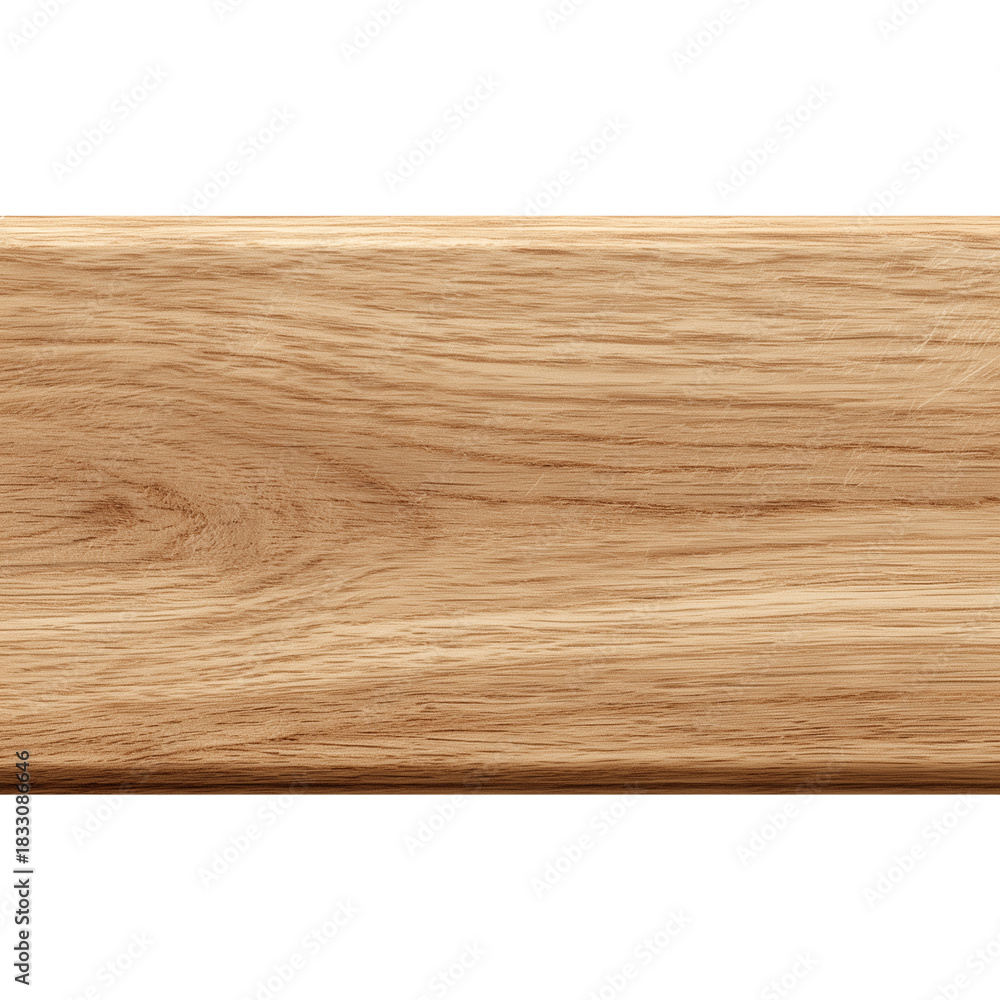 Naklejka premium Smooth natural light brown wooden plank texture with distinct grain pattern