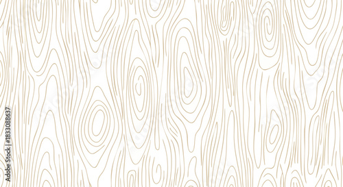 Seamless stylized wood grain pattern on a crisp white background for versatile graphic design applications and aesthetic projects