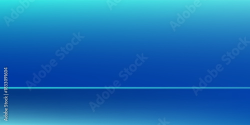 Modern blue-green gradient studio room, abstract background pattern, walls and floor reflect neon lights, dark tones abstract modern