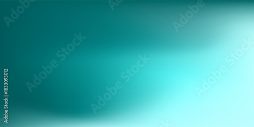 Vibrant Teal Turquoise Gradient Abstract Background Smooth Soft Blur Backdrop