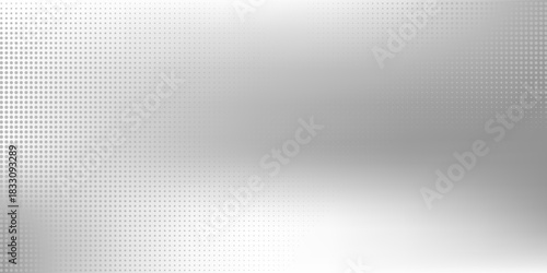 Dotted mesh abstract foil background with metal mirror texture. Chrome gradient surface simple abstract