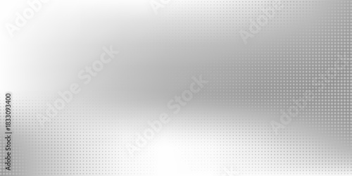Dotted mesh abstract foil background with metal mirror texture. Chrome gradient surface simple