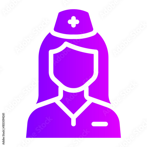 nurse gradient icon
