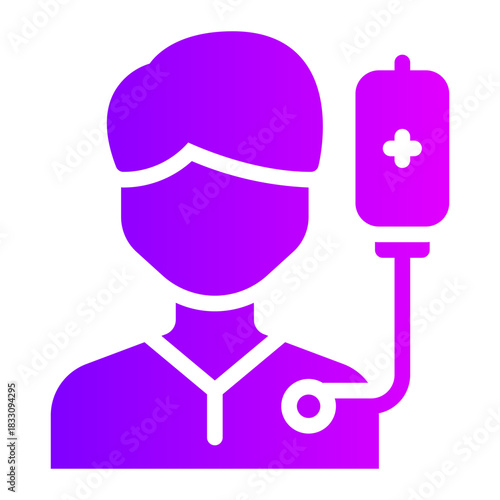 patient gradient icon