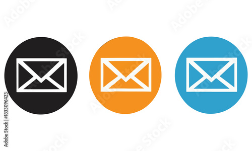 Email and Contact Icons Collection – Mail, Message, Phone & Communication Symbols