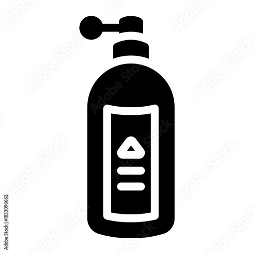 oxygen mask glyph icon