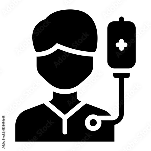 patient glyph icon