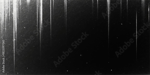 Dark vintage gray concrete wall texture with rain drops on the window surface