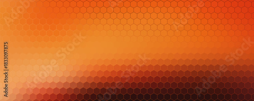 Honeycomb pattern . Golden honeycomb pattern . Honeycomb wallpaper . Honey background . Vector illustration