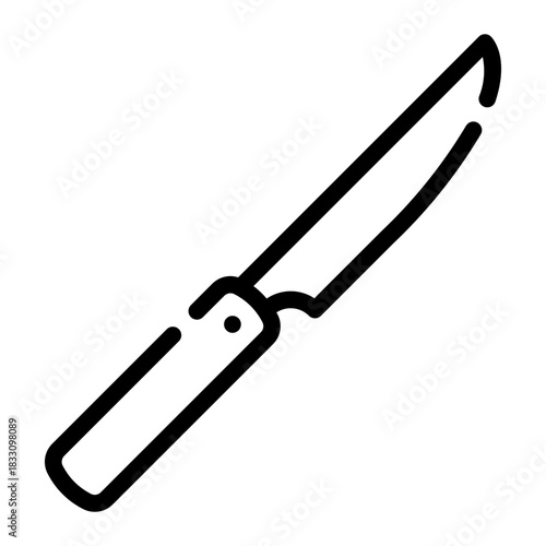 surgery tools line icon