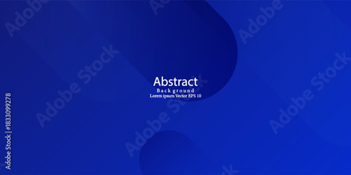 Abstract blue background with glowing geometric lines. Modern blue gradient square shape design. Futuristic Technology Concept