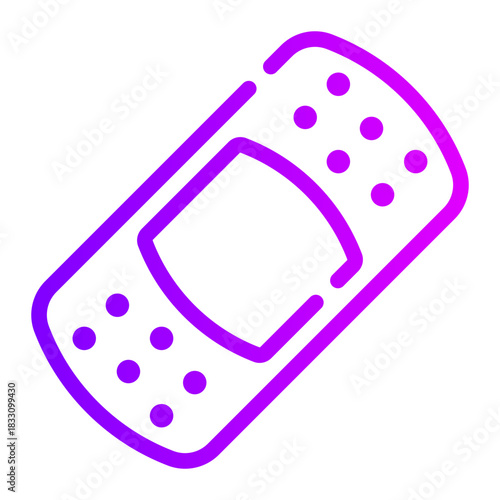 band aid gradient icon