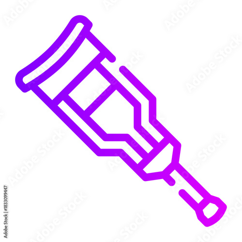 crutch gradient icon