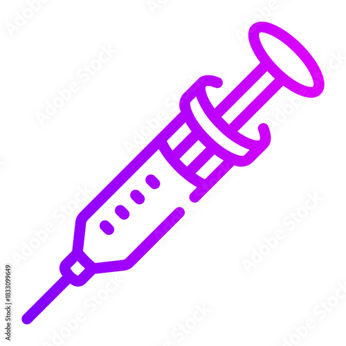 syringe gradient icon