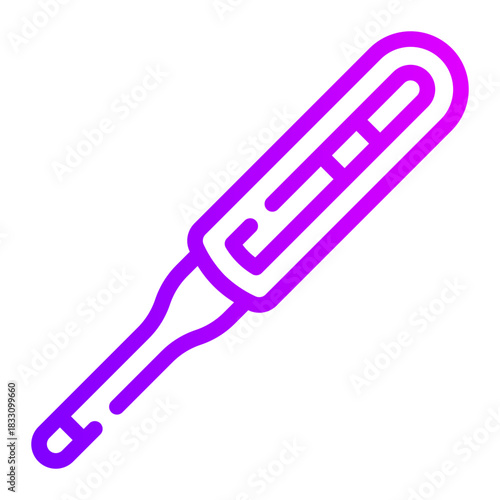 thermometer gradient icon