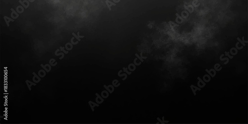 Dark smoke texture on a black background, with storm clouds obscuring the moon's light in the night sky