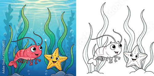 Cute cartoon bee riding on a big Christmas candy cane funny insect character vector illustration isolated on white background
