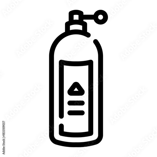 oxygen mask line icon