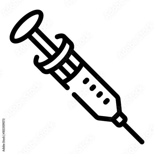 syringe line icon